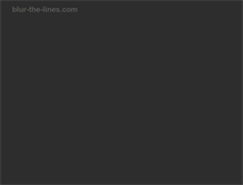 Tablet Screenshot of blur-the-lines.com